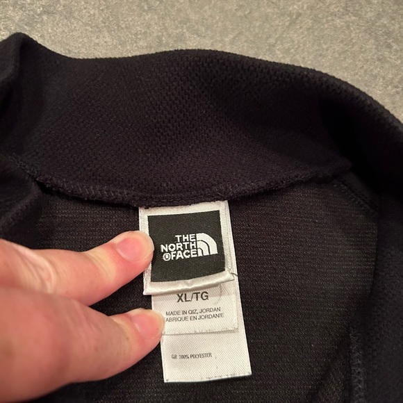 Women’s North Face Half-Zip FedEx Racing Logo Black Fleece in Size XL - Picture 3 of 5